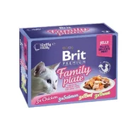 Mokra karma dla kotów - Brit POUCH JELLY FILLET FAMILY PLATE (12x85g) ZH_03245 - miniaturka - grafika 1