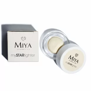 Miya Cosmetics Miya Cosmetics MyStarLighter naturalny rozświetlacz w kremie Moonlight Gold 4g - Pudry do twarzy - miniaturka - grafika 1