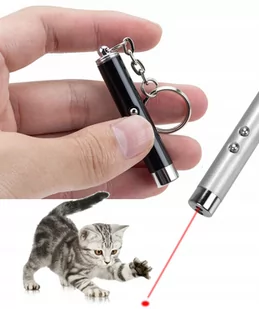 Laser Wskaźnik Laserowy Latarka Zabawka Kota 2w1 - Zabawki dla kotów - miniaturka - grafika 5