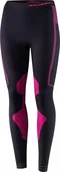 Spodnie sportowe damskie - Brubeck LE13260 Spodnie damskie DRY z długą nogawką czarny/fuksjowy M - miniaturka - grafika 1