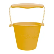 Zabawki do piasku - Funkit world Składane Wiaderko do Wody i Piasku Scrunch Bucket - Musztardowy - miniaturka - grafika 1