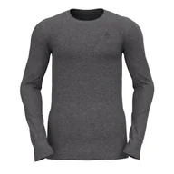 Pozostała odzież narciarska - Koszulka męska Odlo BL TOP Crew neck l/s ACTIVE WARM ECO C/O - 159102/10183 - miniaturka - grafika 1