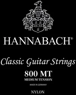 Hannabach Klassik Gita rrensaiten Serie 800 Medium Tension posrebrzana  A5 - Struny gitarowe  - miniaturka - grafika 1