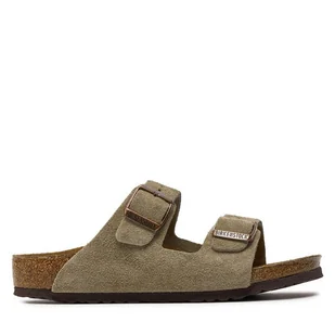 Klapki Birkenstock Arizona 1021704 D Brązowy - Buty dla chłopców - miniaturka - grafika 1
