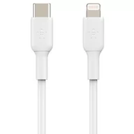 Kable USB - Belkin Kabel USB Typ-C Lightning 1m Biały - miniaturka - grafika 1