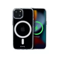 Etui i futerały do telefonów - Crong Clear MAG Cover - Etui iPhone 13 mini MagSafe (przezroczysty) - miniaturka - grafika 1