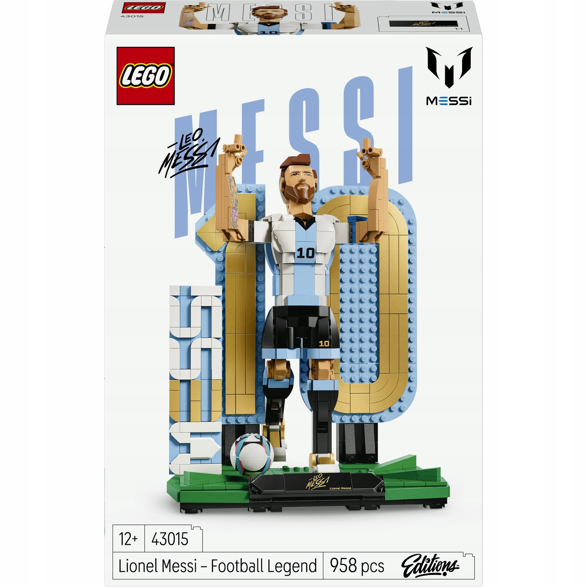 Lego Editions Football 43015 Lionel Messi piłkarska legenda