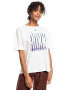 Koszulki i topy damskie - ROXY Modna koszulka damska biała S - miniaturka - grafika 1