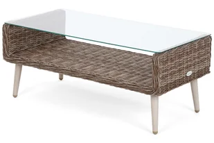 Meble ogrodowe technorattanowe Almeria Ginger / Brown Melange - Meble ogrodowe - miniaturka - grafika 7