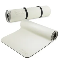 Maty do ćwiczeń - 4Fizjo, mata do ćwiczeń TPE, antypoślizgowa, szara, 6 mm, 1 sztuka - miniaturka - grafika 1