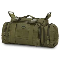 Torebki damskie - Torba biodrowa NILS CAMP NC3907 Zielony - miniaturka - grafika 1