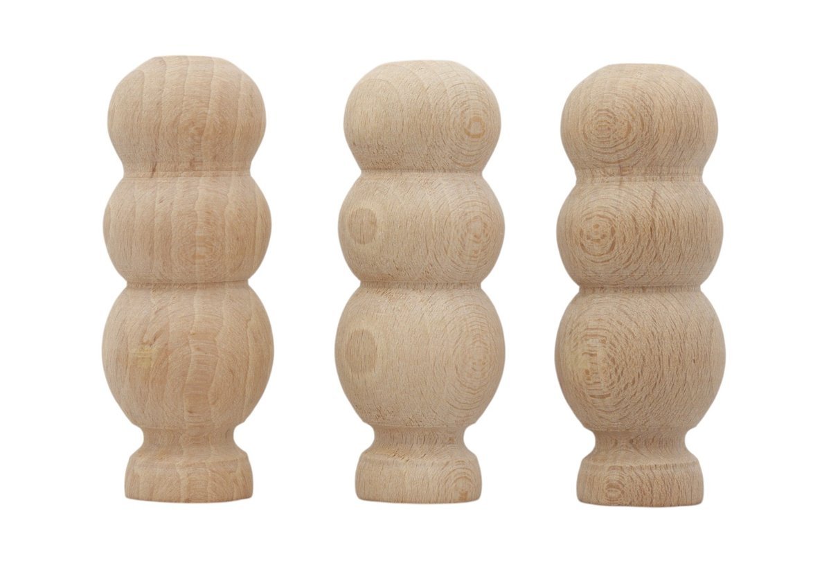 KLOCKI DREWNIANE MONTESSORI EDUKACYJNE DLA DZIECI KSZTAŁTY DRZEWKA 3 SZTUKI