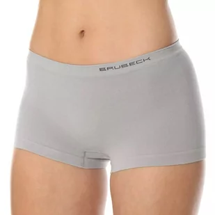 Bokserki damskie bawełniane Brubeck Comfort Cotton BX10470A szary - Bielizna sportowa damska - miniaturka - grafika 1