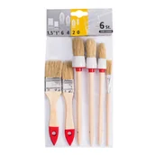 Pędzle i wałki - Zestaw pędzli 6 sztuk 1" 1,5" #2 #4 #6 #0 - miniaturka - grafika 1