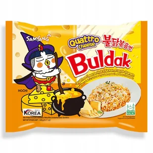 Danie o smaku ostrego kurczaka Quattro Cheese Buldak 145g - Samyang - Kuchnie świata - miniaturka - grafika 1