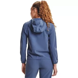 Kurtka damska Under Armour Woven Hooded Jacket - Kurtki i kamizelki sportowe damskie - miniaturka - grafika 2