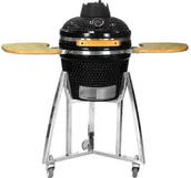 Grille - Majowo GRILL CERAMICZNY WĘGLOWY 16" Z POKRYWĄ I PÓŁKAMI BOCZNYMI - miniaturka - grafika 1