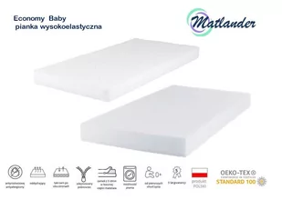 Materac Matlander Economy Baby - Materace - miniaturka - grafika 1