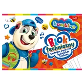 Szkolne artykuły papiernicze - Bambino Blok Techniczny Z Białymi Kartkami A4 10 Białych Kartek Arkuszy - miniaturka - grafika 1