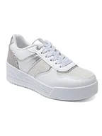 Trampki damskie - Sixth Sens Sneakersy w kolorze kremowo-biało-szarym - miniaturka - grafika 1