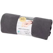 Prześcieradła - Prześcieradło z dżerseju Comfibeds 160/180 x 200cm szare z gumką - miniaturka - grafika 1