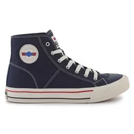 Trampki męskie - Buty Palladium Palla Louvel 77361-425-M granatowe - miniaturka - grafika 1