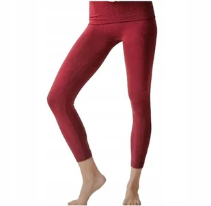 Cleve legginsy termolegginsy bordowe długa rozmiar S/nowwy bez opakowania - Legginsy - miniaturka - grafika 1