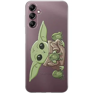 ERT GROUP etui na telefon Samsung A14 4G/5G, case oryginalny i oficjalnie licencjonowany przez Star Wars, wzór Baby Yoda 014, optymalnie dopasowane, plecki z TPU częściowo przeźroczyste - Etui i futerały do telefonów - miniaturka - grafika 1