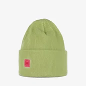 Czapki męskie - Czapka Buff Crossknit Beanie sheen yellow - ONE SIZE - miniaturka - grafika 1