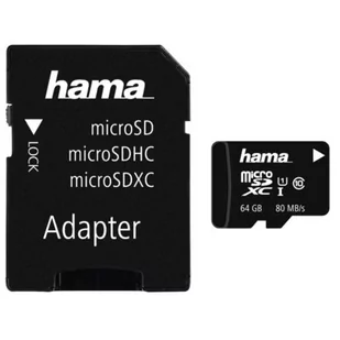 Hama MicroSD 64GB (124140) - Karty pamięci - miniaturka - grafika 1