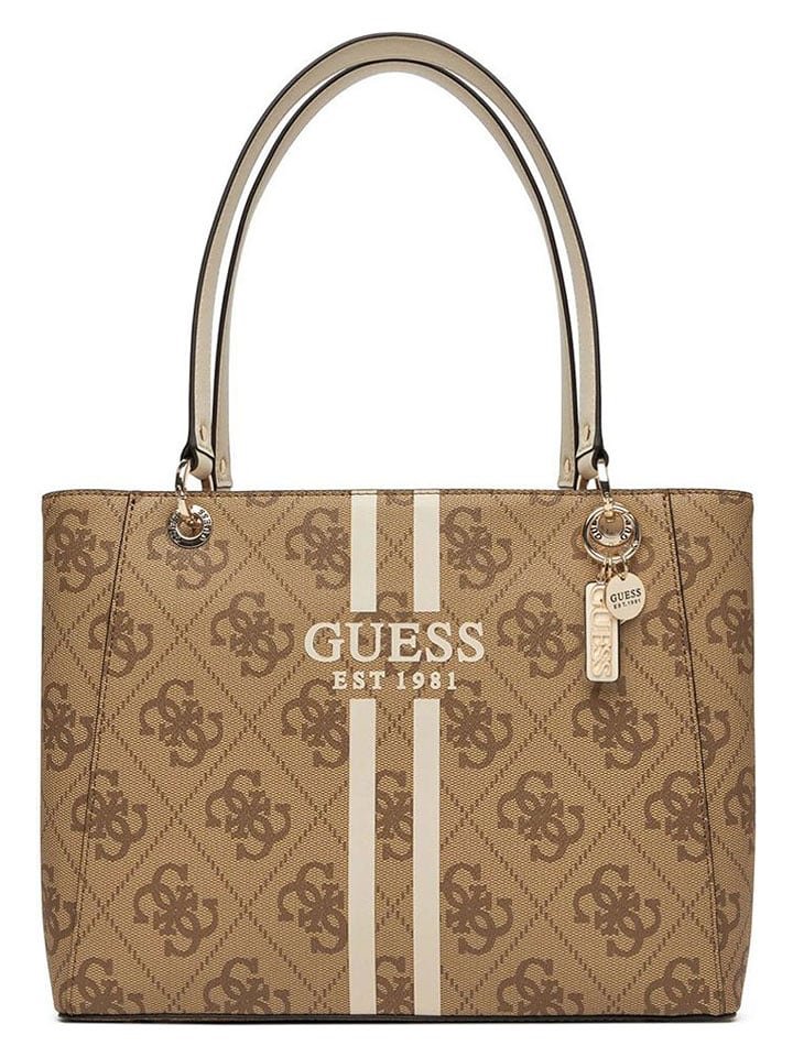 Guess Shopper bag w kolorze beżowym - 37 x 26 x 10 cm