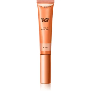 Revolution Pro Glow Edit Cream Highlighter Rozświetlacz 15 ml Odcień Alight - Rozświetlacze do twarzy i ciała - miniaturka - grafika 1