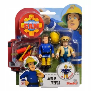 Strażak Sam zestaw figurek Sam i Trevor - Figurki dla dzieci - miniaturka - grafika 1