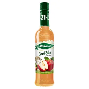 Herbapol syrop owocowy suplement diety jabłko z witaminami C,D, B6 i cynkiem 420 ml - Syropy i koncentraty owocowe - miniaturka - grafika 1