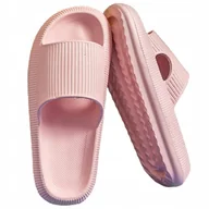 Kapcie damskie - KLAPKI DAMSKIE PIANKOWE NA PLAŻĘ BASEN LEKKIE BUTY NA LATO KAPCIE PO DOMU - miniaturka - grafika 1