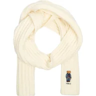 Apaszki i szaliki damskie - POLO RALPH LAUREN Wełniany szal DENIM BEAR - miniaturka - grafika 1
