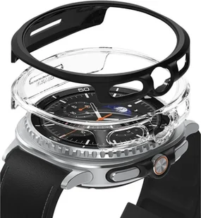 RINGKE SLIM 2-PACK GALAXY WATCH 8 CLASSIC 46 MM CLEAR & MATTE BLACK - Akcesoria do smartwatchy - miniaturka - grafika 1
