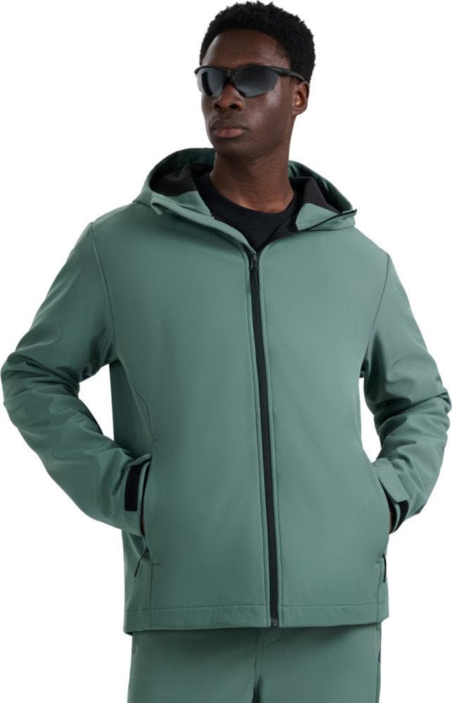 Kurtka męska softshell 4F M362 ciemna zieleń 4FWAW25TSOFM362 40S XL
