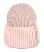 Czapki damskie - Czapka Damska Młodzieżowa Beanie Podwijana Zimowa Casualowa Ciepła Kolorowa - miniaturka - grafika 1