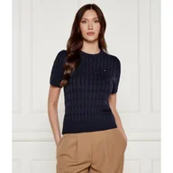 Swetry damskie - Tommy Hilfiger Sweter Slim Fit - miniaturka - grafika 1