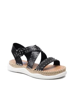 Espadryle damskie - Skechers Espadryle BOBS Island Crush 113725/BLK Czarny - grafika 1