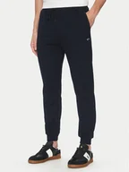 Spodnie sportowe męskie - Paul&Shark Spodnie dresowe C0P1235 Granatowy Relaxed Fit - miniaturka - grafika 1