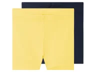 Spodnie i spodenki dla dziewczynek - lupilu® Legginsy dla niemowląt, 2 pary (Żółty/granatowy, 74/80) - miniaturka - grafika 1