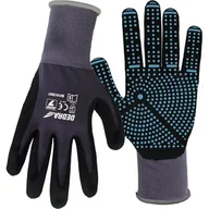 Rękawice robocze - Rękawice robocze DEDRA Nitrile Pro Comfort BH1015R07 ( 7) - miniaturka - grafika 1