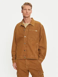 Mustang Kurtka jeansowa Monowi 1015543 Brązowy Loose Fit - Kurtki męskie - miniaturka - grafika 1