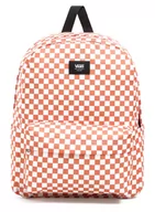 Plecaki - Plecak młodzieżowy Vans Old Skool Check Backpack - carnelian - miniaturka - grafika 1