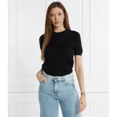 Swetry damskie - BOSS BLACK Wełniany sweter Falyssiasi | Regular Fit - miniaturka - grafika 1