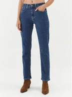 Spodnie damskie - Pepe Jeans Jeansy Mary PL204164 Granatowy Regular Fit - miniaturka - grafika 1