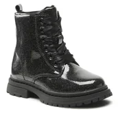 Buty dla dziewczynek - Trapery Nelli Blu CM211101-29 Czarny - miniaturka - grafika 1