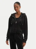 Bluzy damskie - Juicy Couture Bluza Iccle JCWAS126304 Czarny Oversize - miniaturka - grafika 1